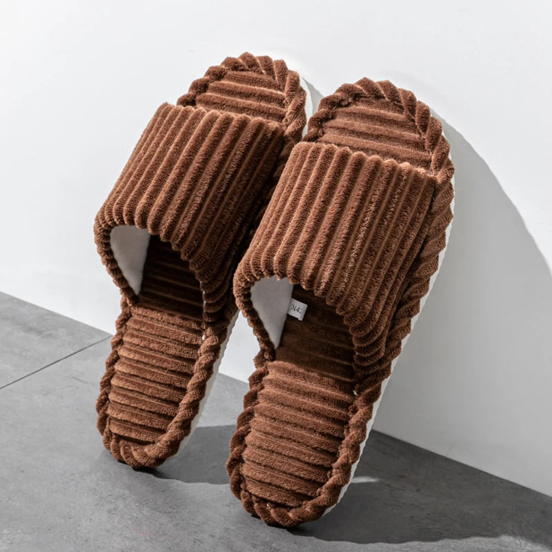 Men's Open-Toed Slippers - Breathable Anti-Slip Indoor Shoes for Comfort 8