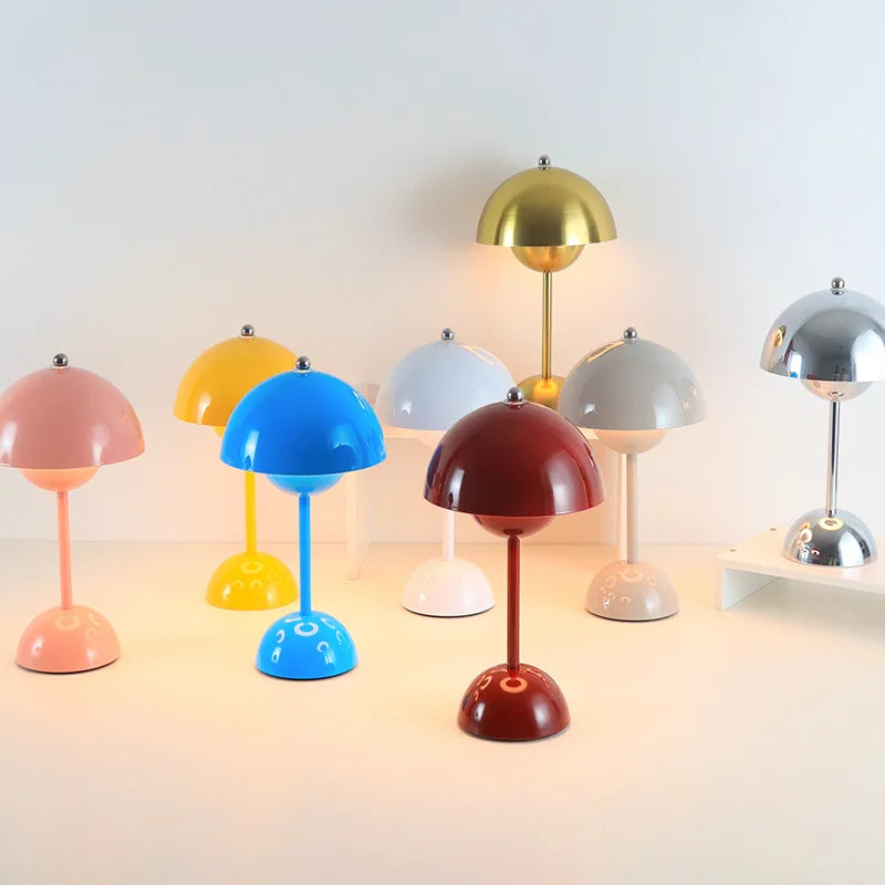 Cordless Table Lamp - Touch Control Battery Operated Bedside Light