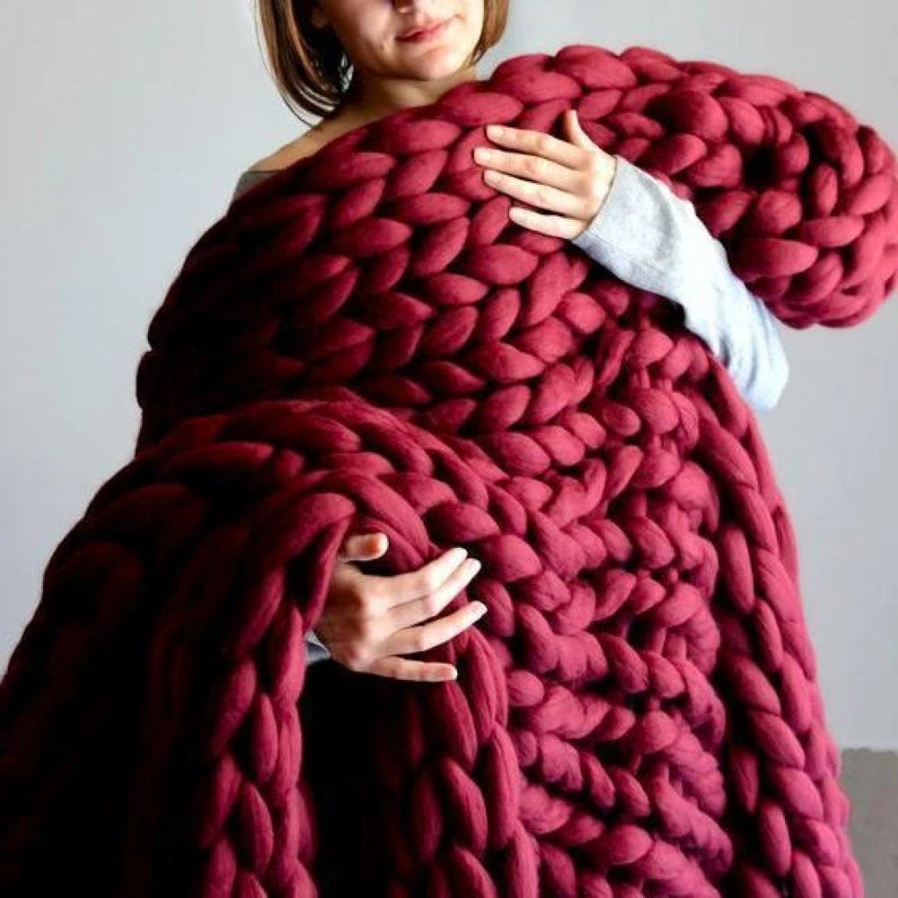 1000g Super Chunky Yarn - Soft Thick Chunky Wool Yarn for Knitting & Crocheting Projects 3