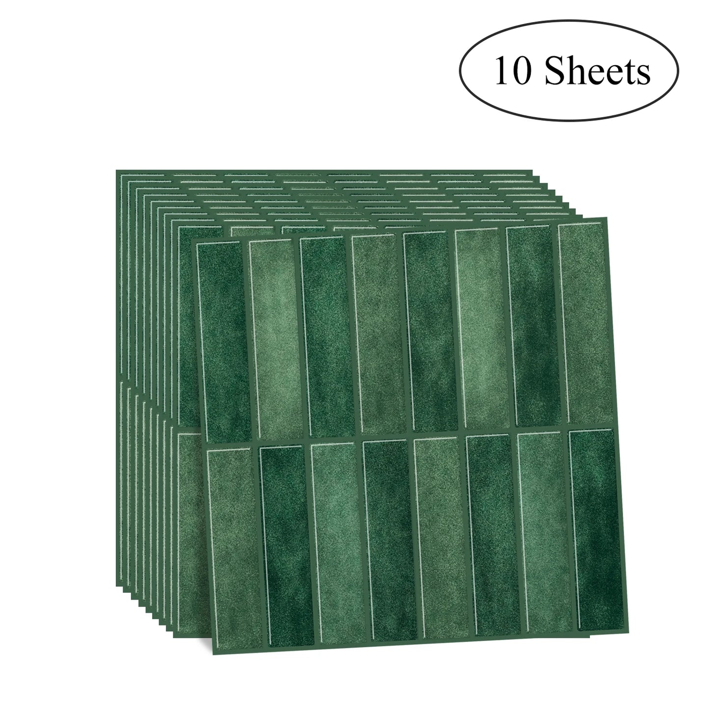 10 PCS Waterproof Self Adhesive Wall Tiles for Kitchen & Bathroom Decor 12