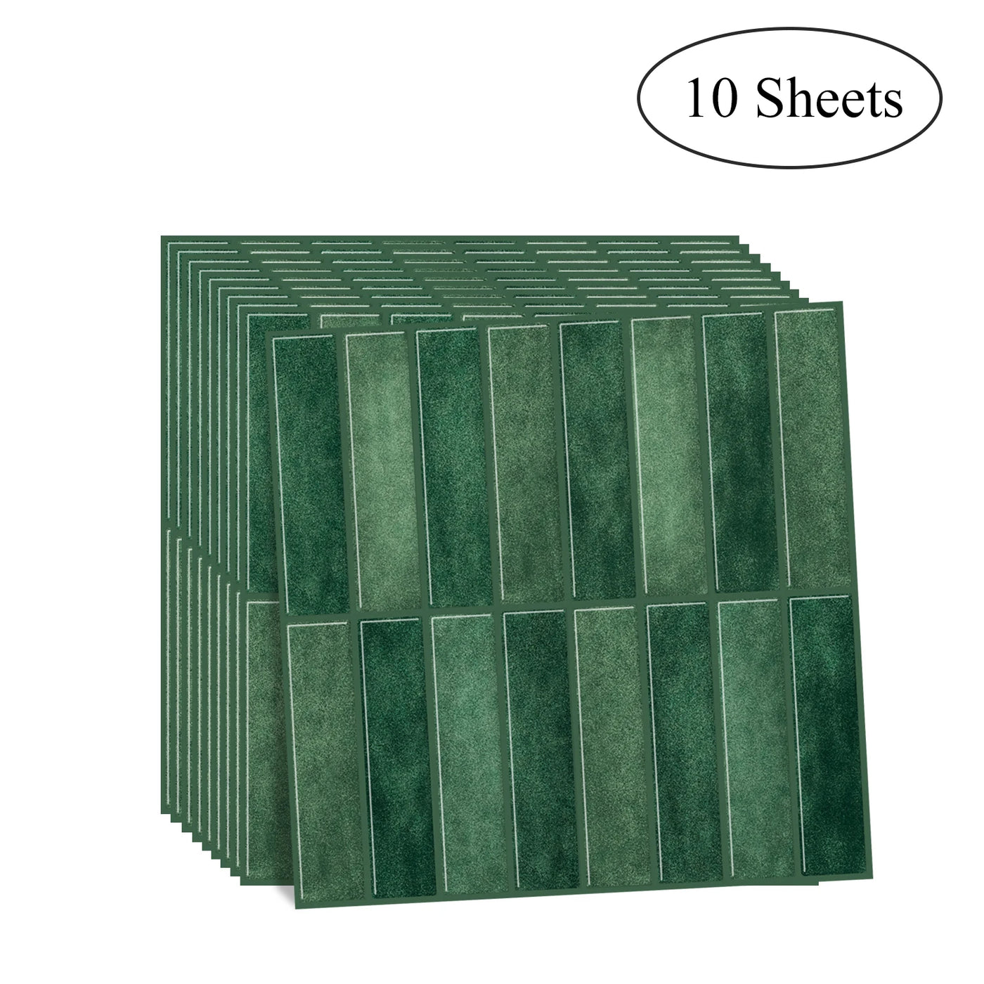 10 PCS Waterproof Self Adhesive Wall Tiles for Kitchen & Bathroom Decor 12