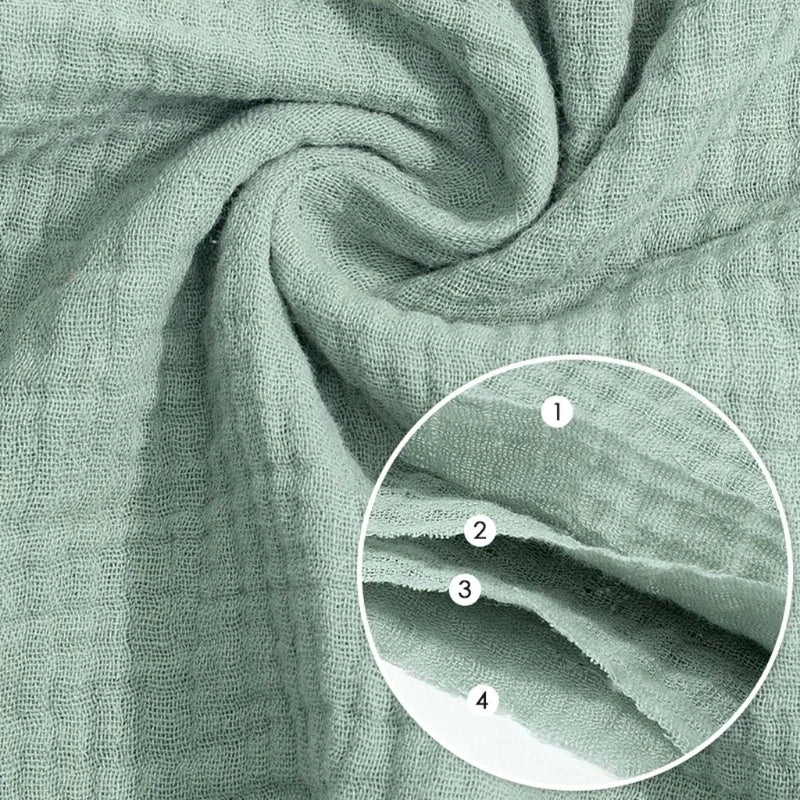 5-Pack Soft Cotton Baby Towels - Multi-Functional Muslin Squares for Bathing & Feeding 5