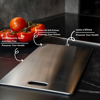 Antibacterial Cutting Board - Knife-Safe, Stain-Resistant Kitchen Essential 2