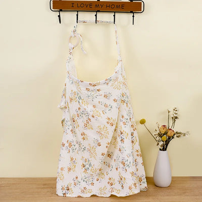 Breathable Cotton Muslin Nursing Cover - Versatile Breastfeeding Cover Up & Mother Feeding Cover 11