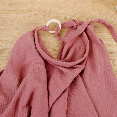 Breathable Cotton Muslin Nursing Cover - Versatile Breastfeeding Cover Up & Mother Feeding Cover 5