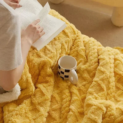 Cozy Thick Winter Lambswool Blanket - Ultra-Soft, Machine Washable, Plush Comfort 2