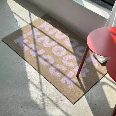Cuttable PVC Letters Doormat - Customizable Welcome Mat for Indoor & Outdoor Use 3