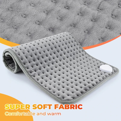 Electric Heated Throw Blanket - Soft Plush Heating Blanket with 9 Temperature Settings 2