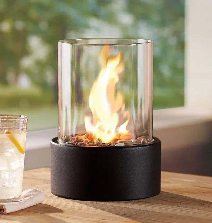 GlowLuxe Portable Table Lantern - Modern, Weather-Resistant Tabletop Light 1