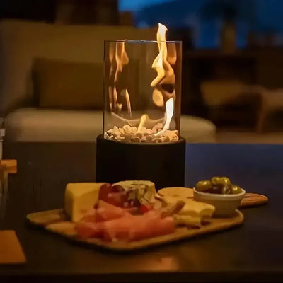 GlowLuxe Portable Table Lantern - Modern, Weather-Resistant Tabletop Light 3
