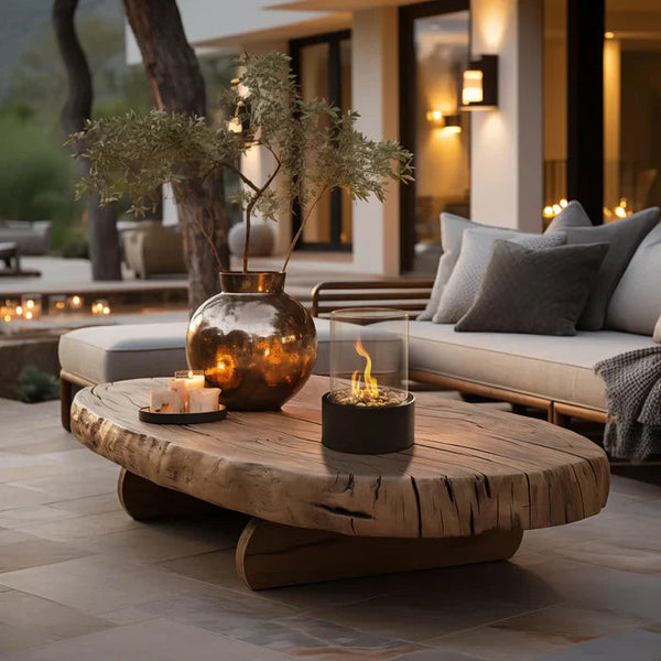GlowLuxe Portable Table Lantern - Modern, Weather-Resistant Tabletop Light 4