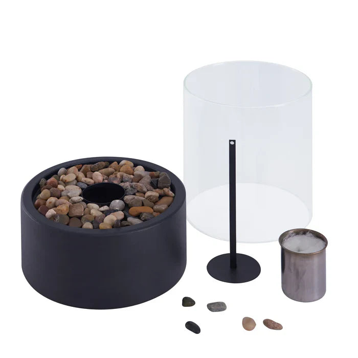 GlowLuxe Portable Table Lantern - Modern, Weather-Resistant Tabletop Light 6