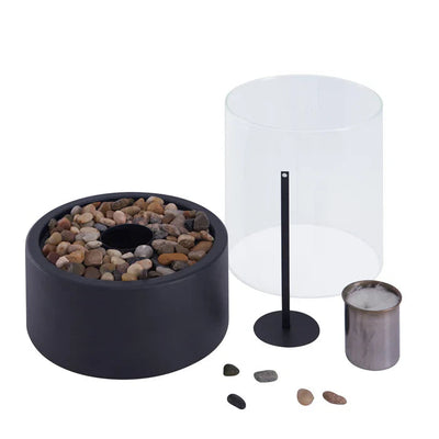 GlowLuxe Portable Table Lantern - Modern, Weather-Resistant Tabletop Light 6