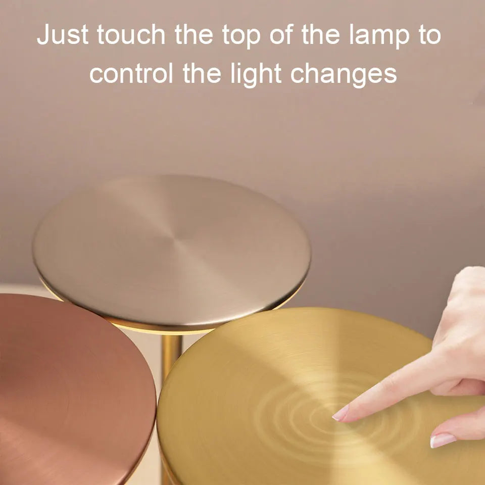 LED Cordless Table Lamp - Touch Sensor, USB Rechargeable Nightstand & Desk Light 2
