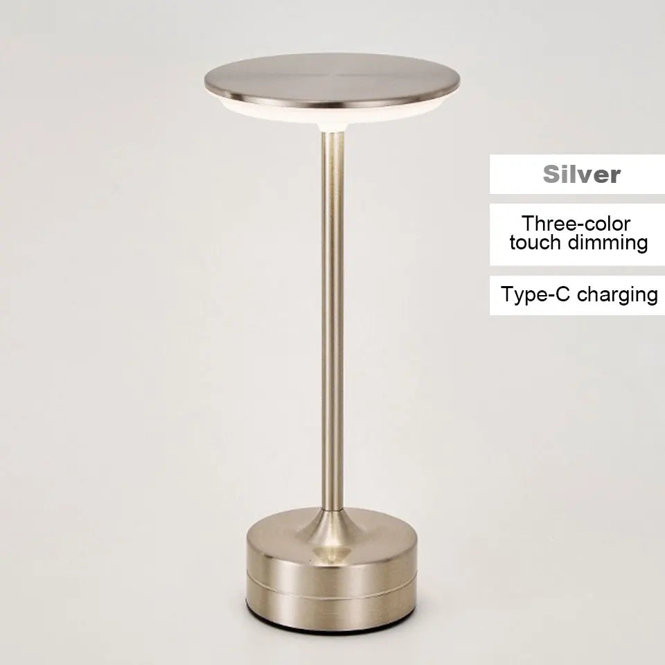 LED Cordless Table Lamp - Touch Sensor, USB Rechargeable Nightstand & Desk Light 6