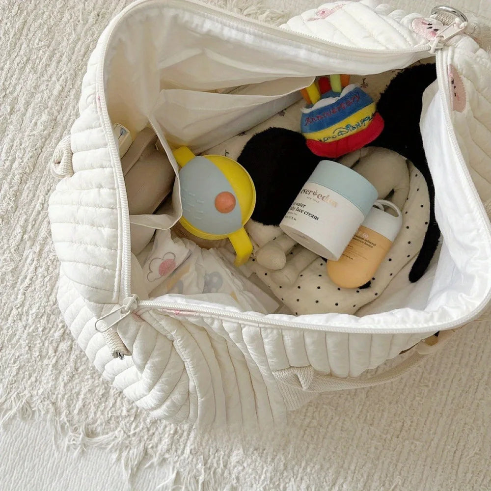 Large Capacity Baby Changing Bag - Multi-Functional Diaper Bag for Moms 4