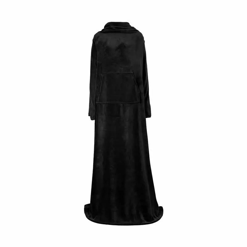 Multifunctional Wearable Blanket - Cozy Antistatic Flannel with Large Pocket 5