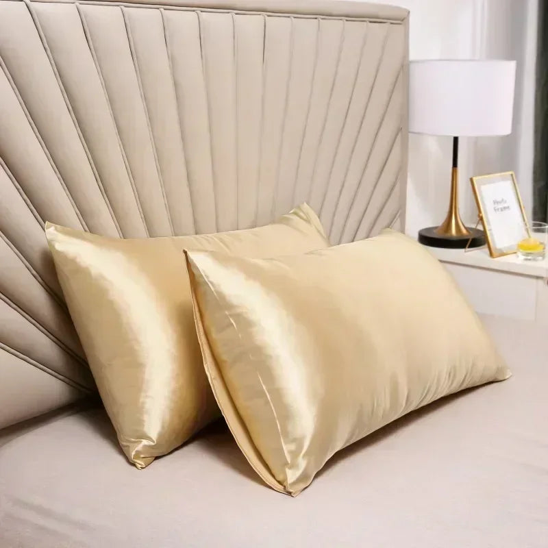 Natural Mulberry Silk Pillowcase for Hair & Skin - Custom Sizes Available 4