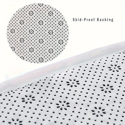 Non-Slip Bath Mat - Absorbent Furry Bathroom Rug for Safety and Comfort 4