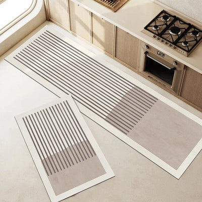 Non-Slip Washable Rug - Soft Velvet Kitchen & Bathroom Mat with Rubber Backing 3