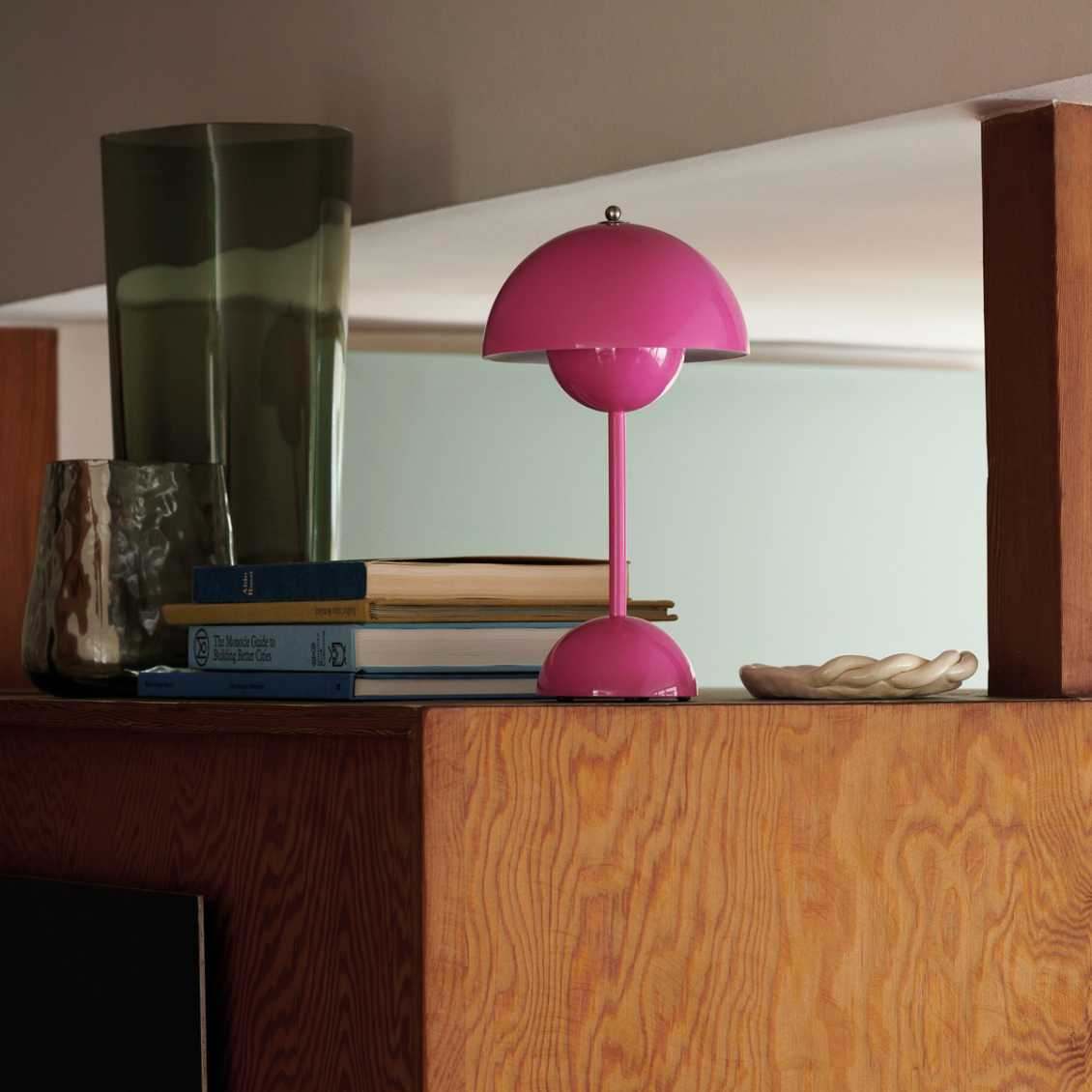 Cordless Table Lamp with Adjustable Brightness for Bedroom & Living Room