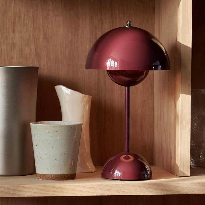 Cordless Table Lamp with Adjustable Brightness for Bedroom & Living Room