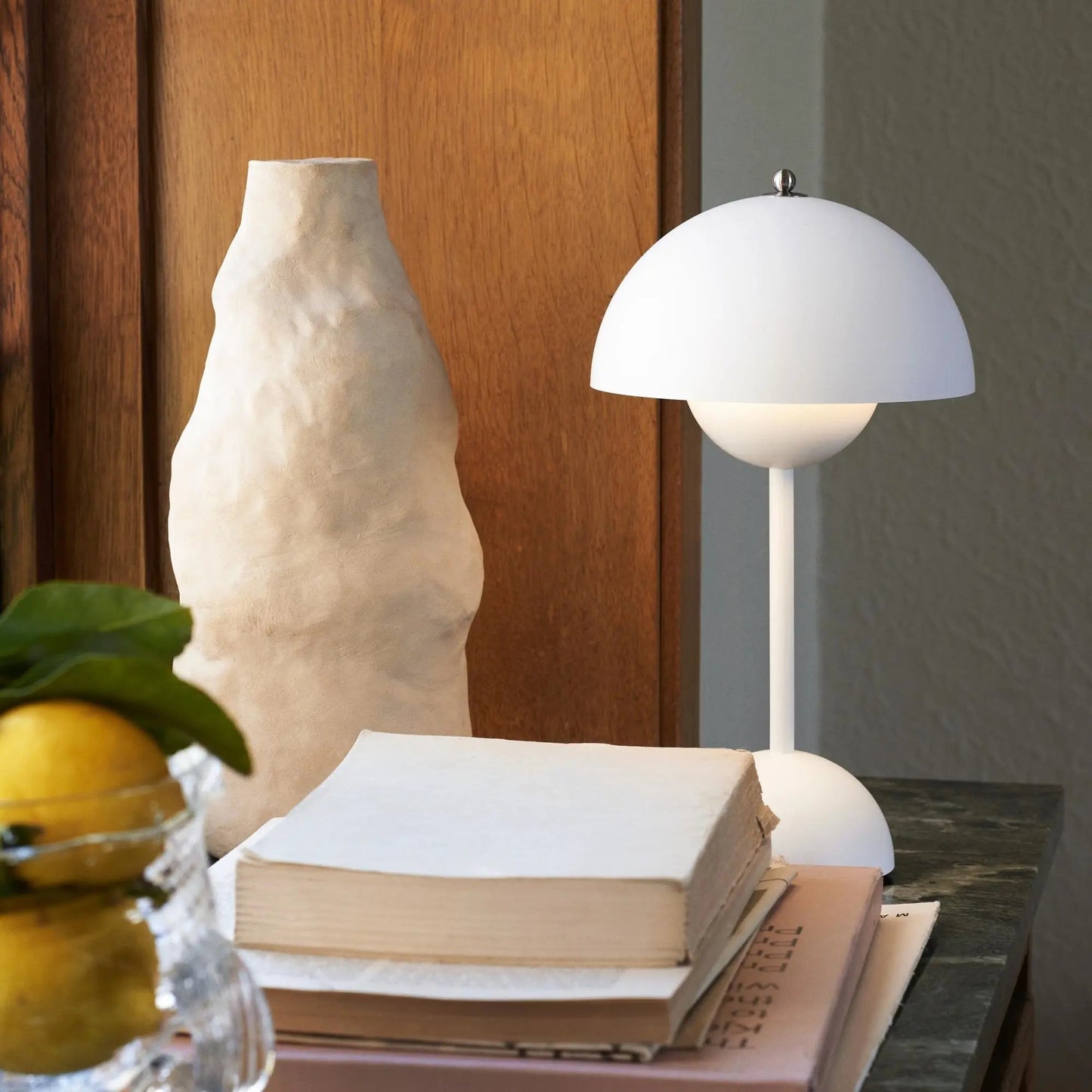 Cordless Table Lamp with Adjustable Brightness for Bedroom & Living Room
