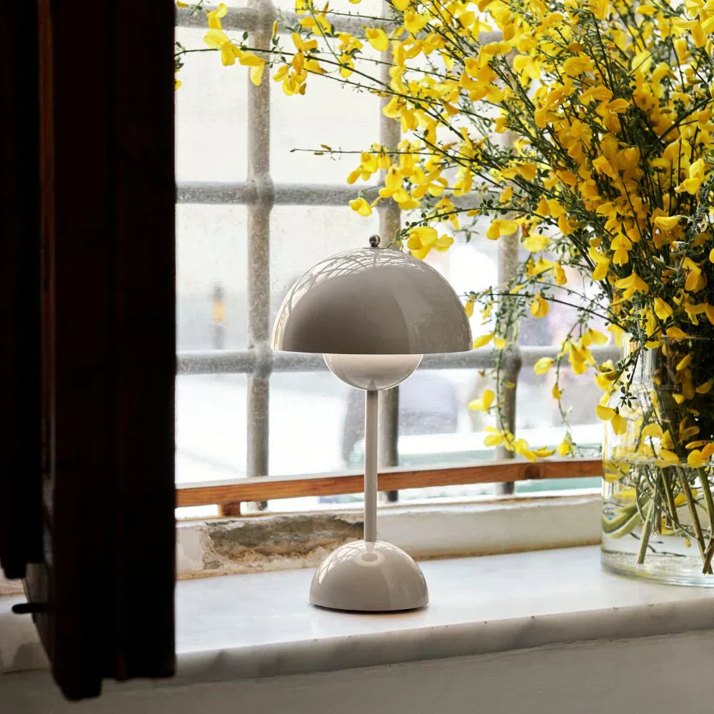 Cordless Table Lamp with Adjustable Brightness for Bedroom & Living Room