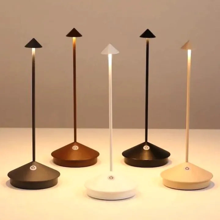 Cordless LED Table Lamp - Waterproof & Dimmable Design for Indoor/Outdoor