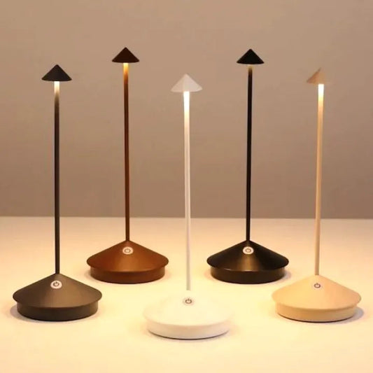 Cordless LED Table Lamp - Waterproof & Dimmable Design for Indoor/Outdoor