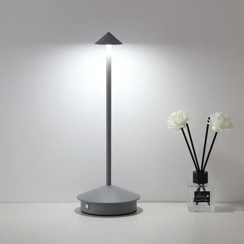 Cordless LED Table Lamp - Waterproof & Dimmable Design for Indoor/Outdoor