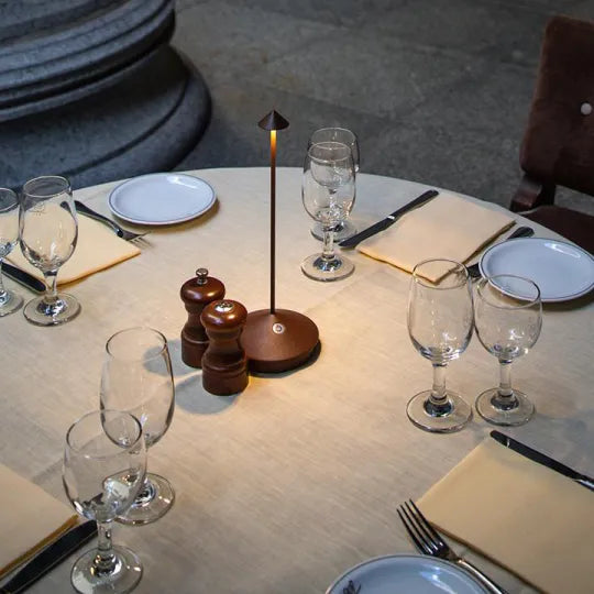Cordless LED Table Lamp - Waterproof & Dimmable Design for Indoor/Outdoor