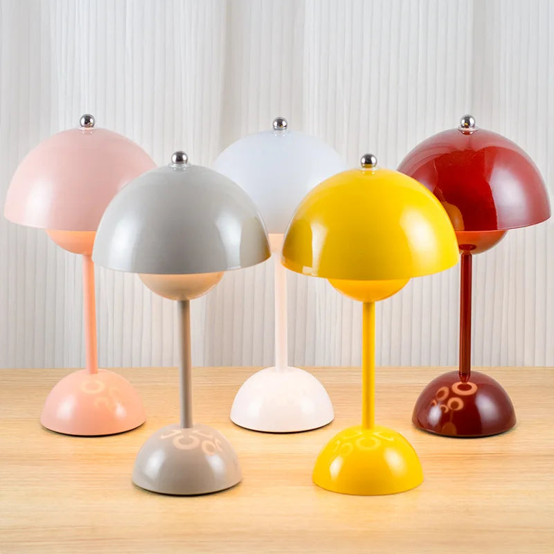 Cordless Table Lamp - Touch Control Battery Operated Bedside Light