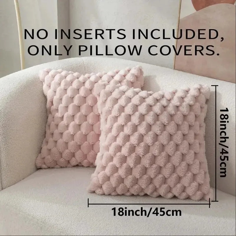 Pineapple Grid Turtle Pattern 3D Soft Plush Throw Pillow - 18 Couch Decorative Pillow 5