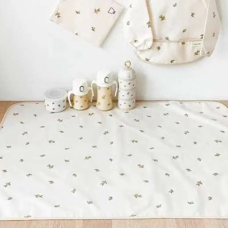 Portable Waterproof Changing Mat for Newborns - Washable Folding Nappy Pad 2