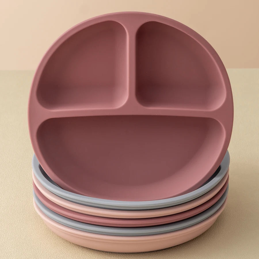 Silicone Suction Plate for Babies - BPA-Free Toddler Dining Tableware 0