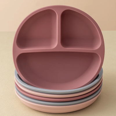 Silicone Suction Plate for Babies - BPA-Free Toddler Dining Tableware 0
