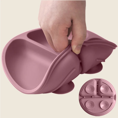 Silicone Suction Plate for Babies - BPA-Free Toddler Dining Tableware 3