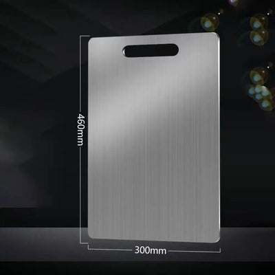 Thickened Stainless Steel Antibacterial Cutting Board - Double-Sided Use for Safety 10