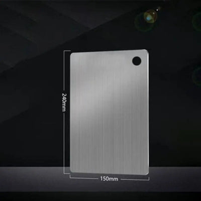 Thickened Stainless Steel Antibacterial Cutting Board - Double-Sided Use for Safety 6
