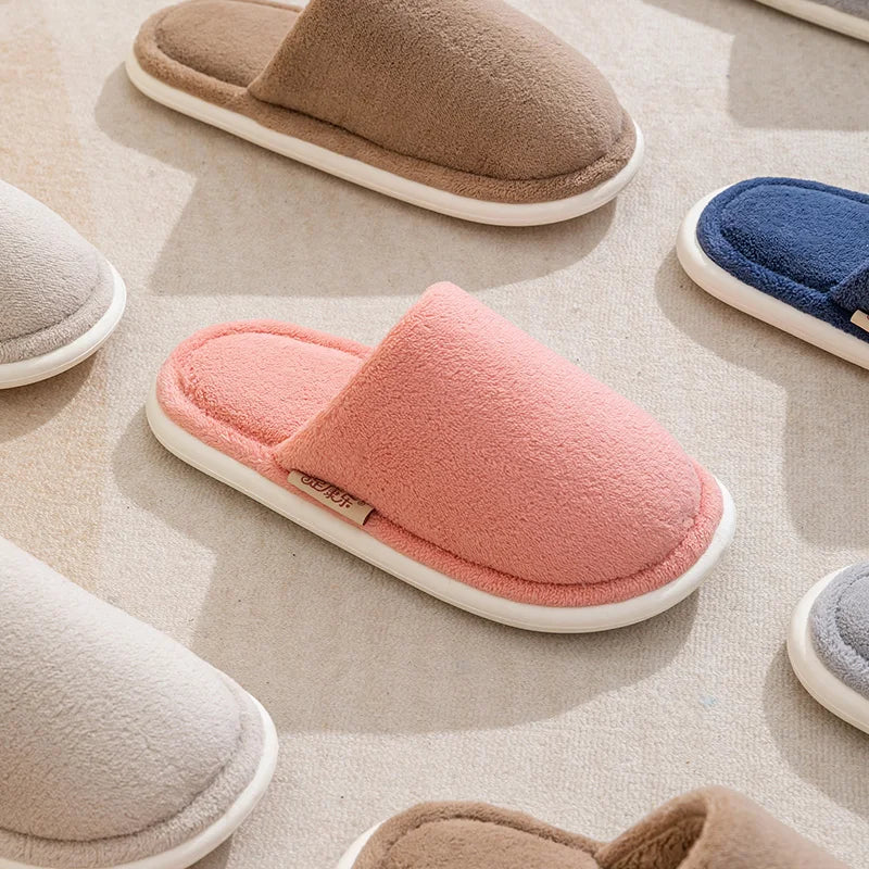 Woolen Cloth Slippers for Men and Women - Thick Sole Indoor Comfort 3