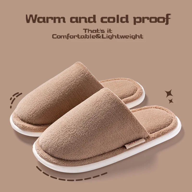 Woolen Cloth Slippers for Men and Women - Thick Sole Indoor Comfort 8