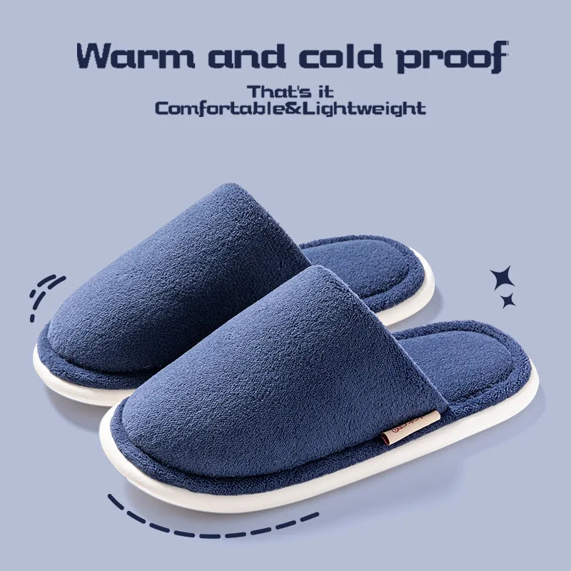 Woolen Cloth Slippers for Men and Women - Thick Sole Indoor Comfort 9